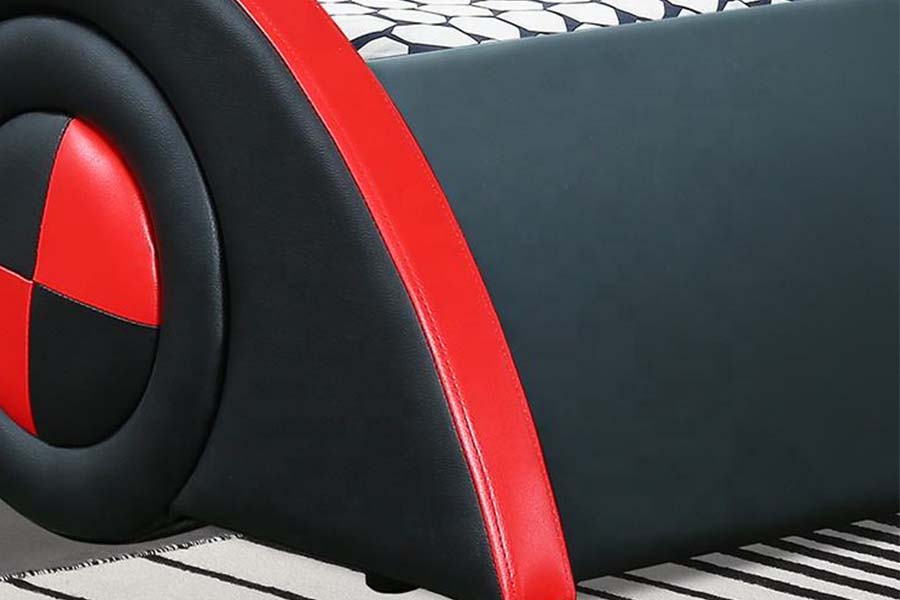 1510 Leather Bed Cool Shape Car Beds for Kids