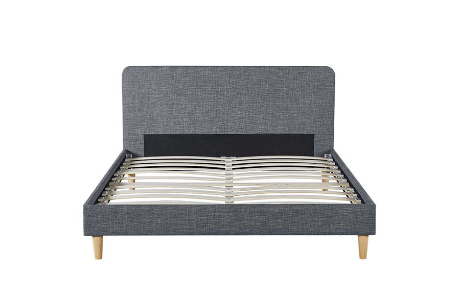 1509 High Quality Wooden Linen Bed Upholstered Bed