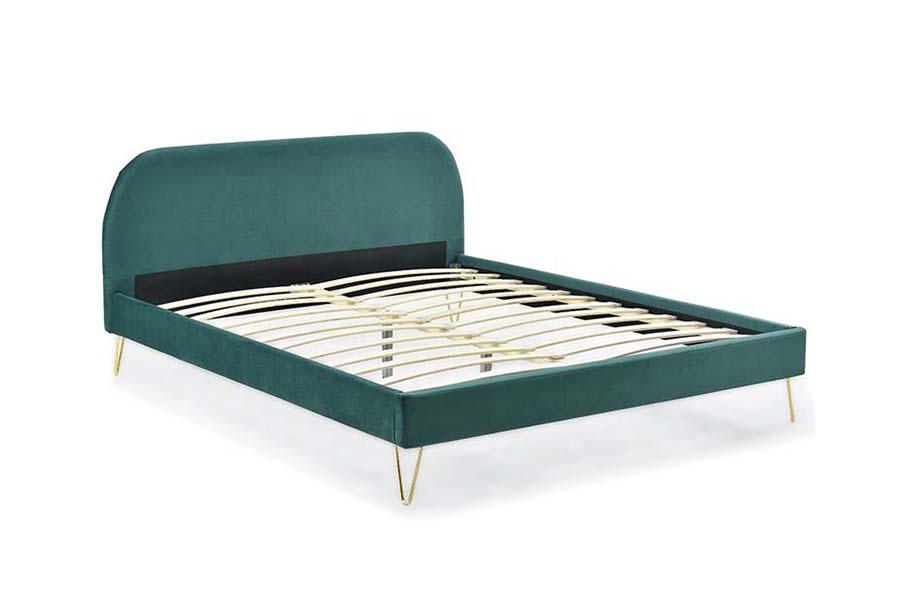 1475 Высококачественная кровать размера King Size с мягкой обивкой